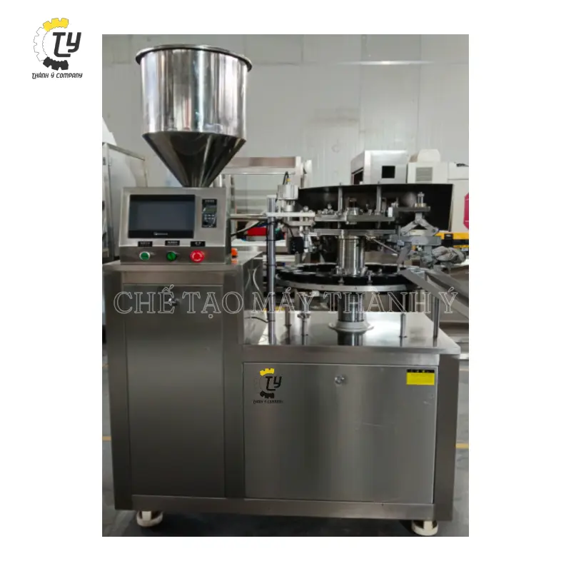 Máy Chiết Rót Hàn Tuýp Nhôm Bán Tự Động