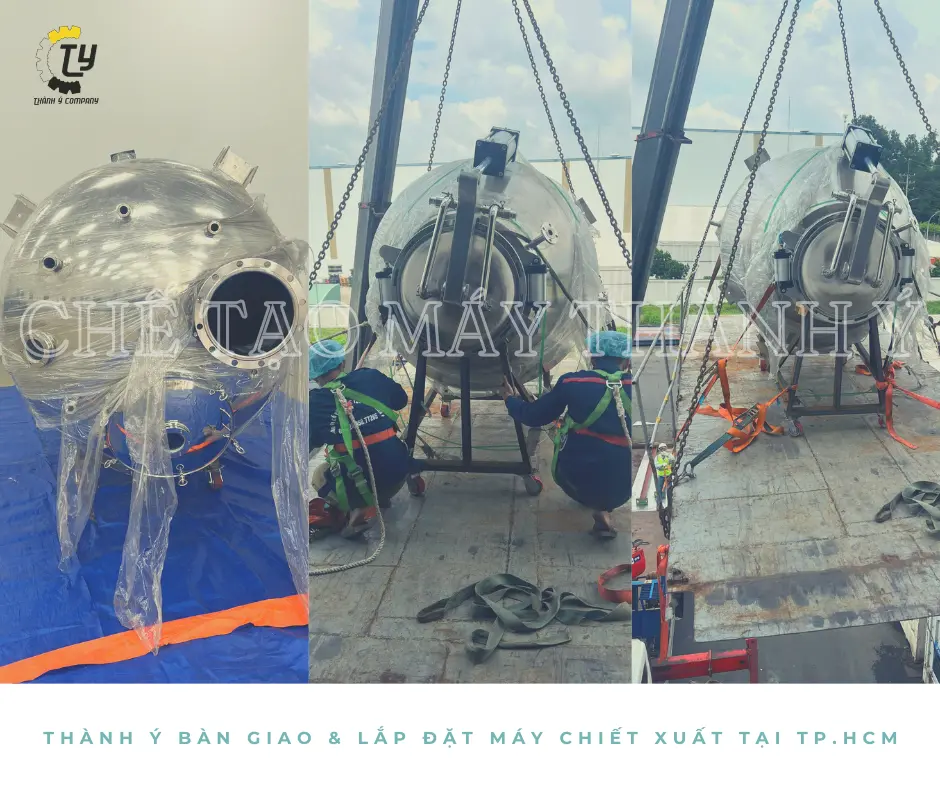 Thành Ý Bàn Giao Và Lắp Đặt Hệ Thống Máy Chiết Xuất Tại TP.HCM